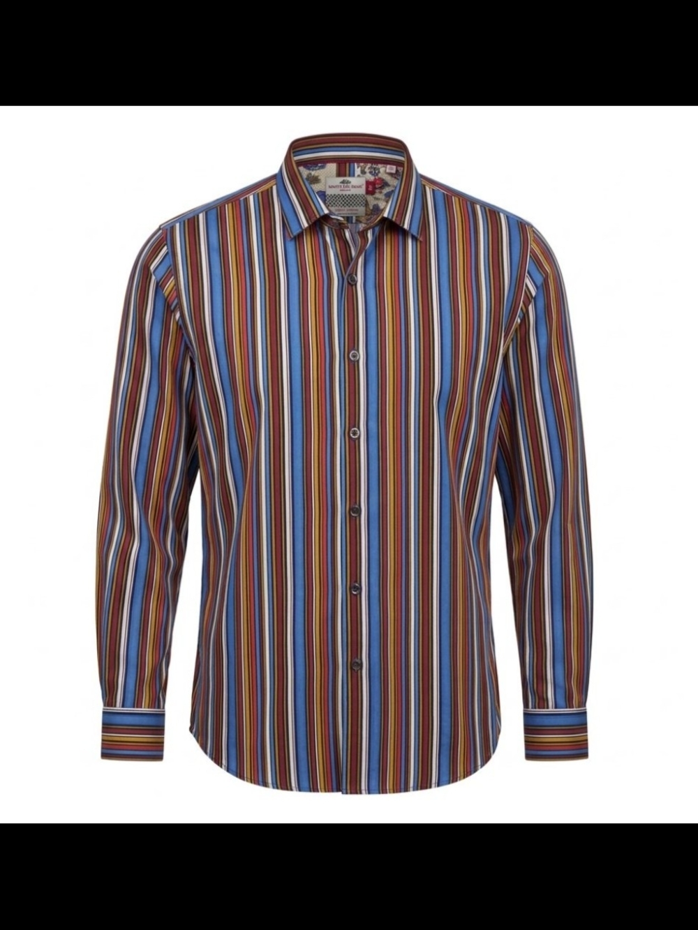 Dario Beltran Spain - Vintage Monaco Grand Prix Striped Shirt Size XL